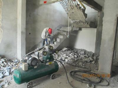 常熟混泥土楼梯人工拆除