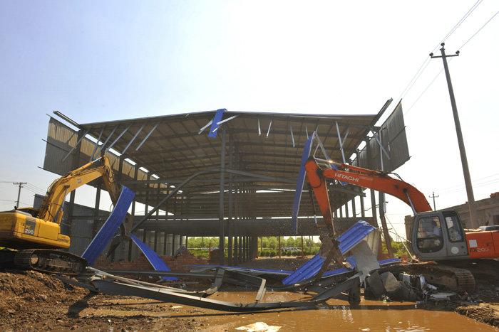 常熟苏州厂房钢结构拆除