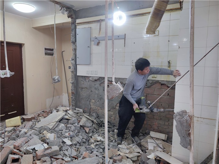 常熟墙砖拆除